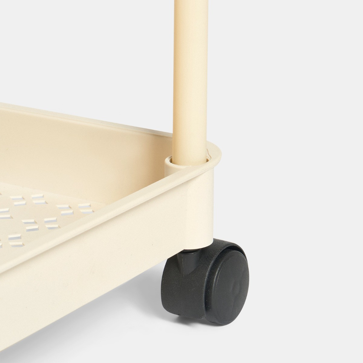 OHS 3 Layer Trolley Cart - Cream>