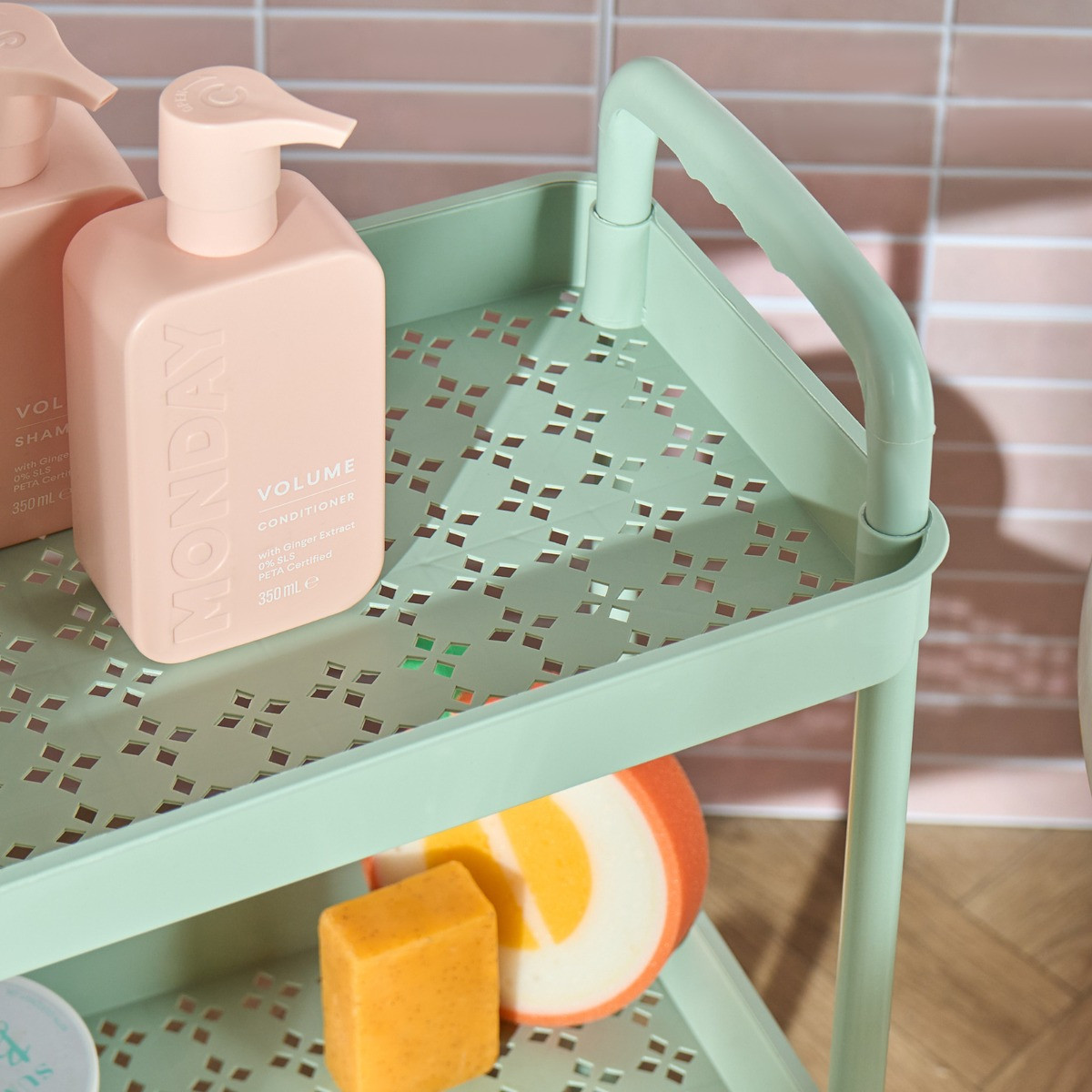 OHS 3 Layer Trolley Cart - Sage Green>