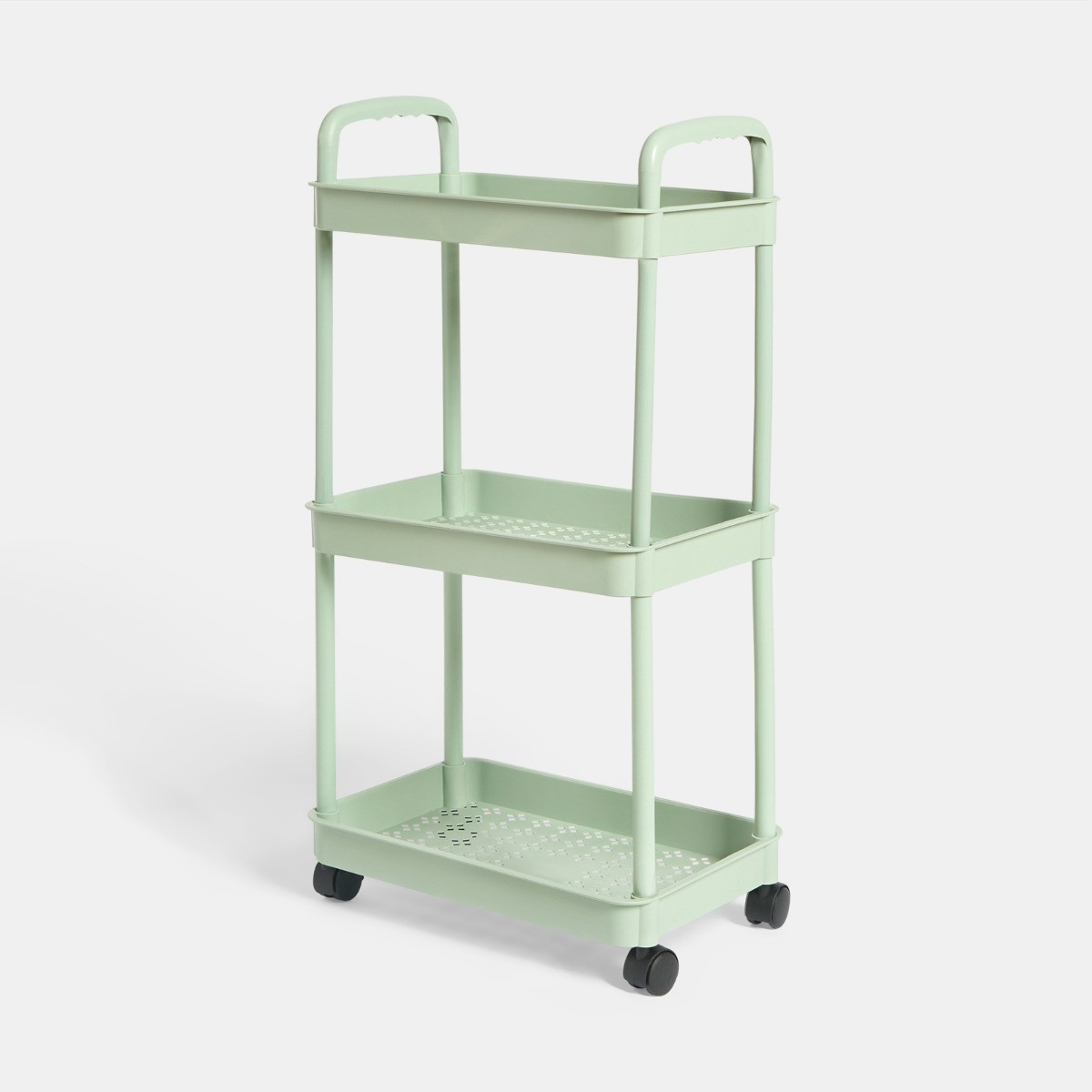 OHS 3 Layer Trolley Cart - Sage Green>