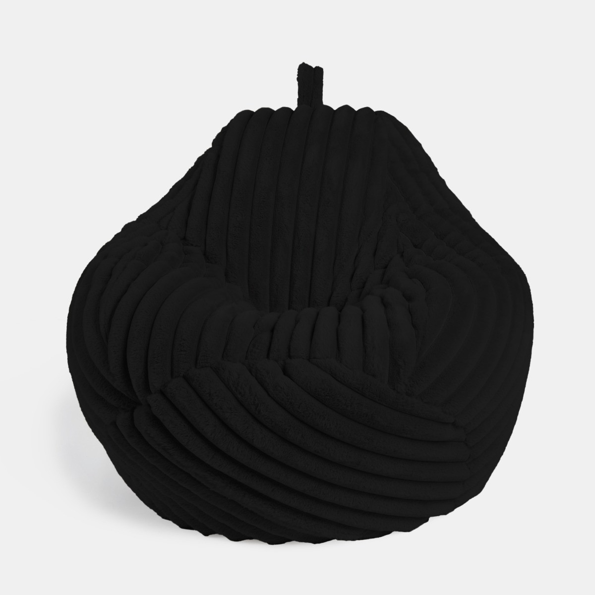 OHS Adults Ribbed Bean Bag - Black>