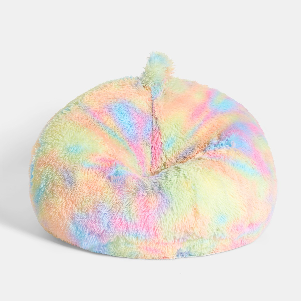 OHS Kids Fluffy Tie Dye Bean Bag - Multi>