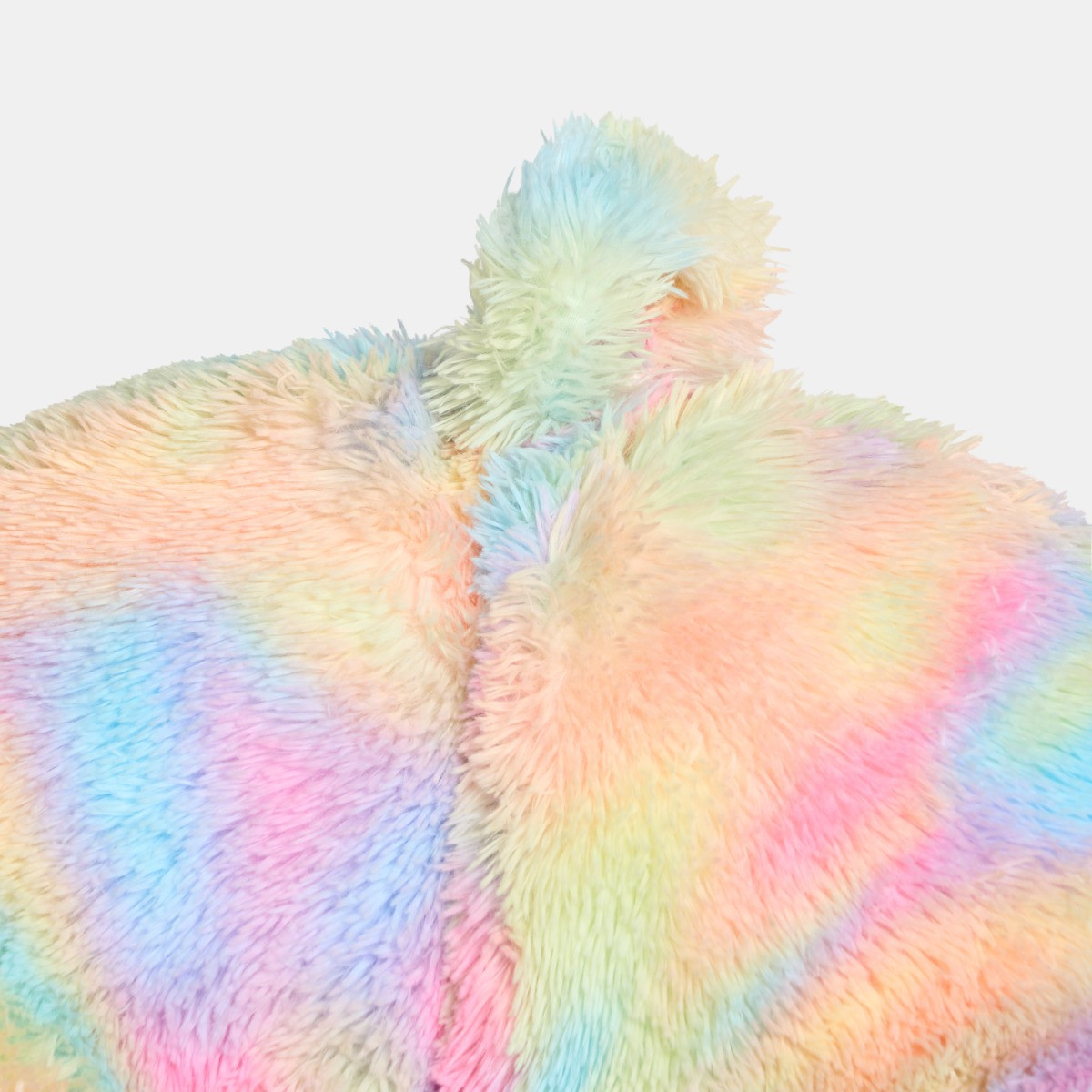OHS Kids Fluffy Tie Dye Bean Bag - Multi>