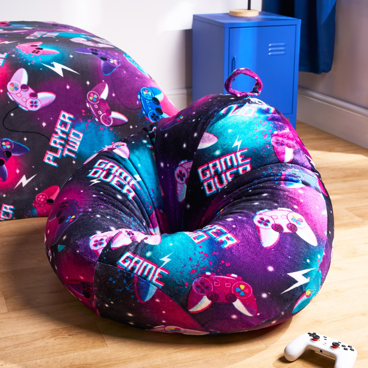 OHS Kids Gaming Bean Bag - Neon>
