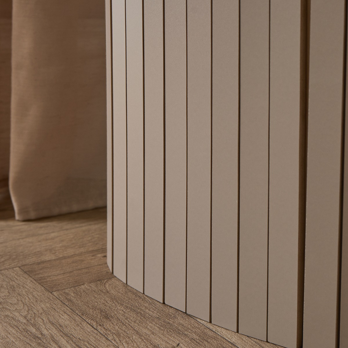 OHS Madison Ribbed Side Table - Natural>