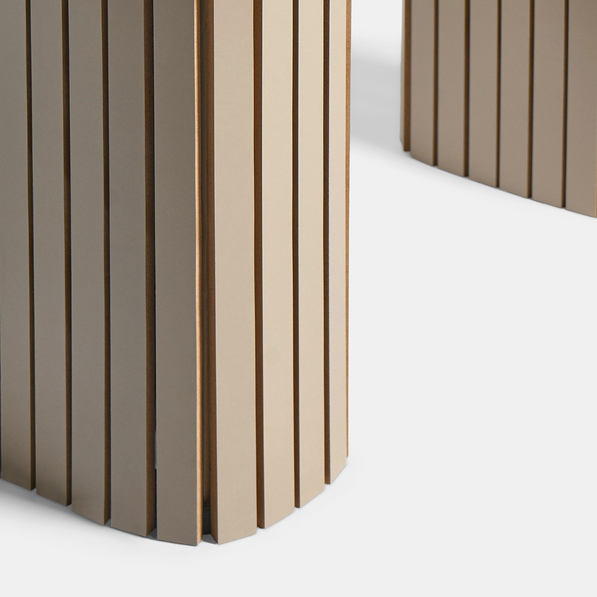 OHS Madison Ribbed Coffee Table - Natural>