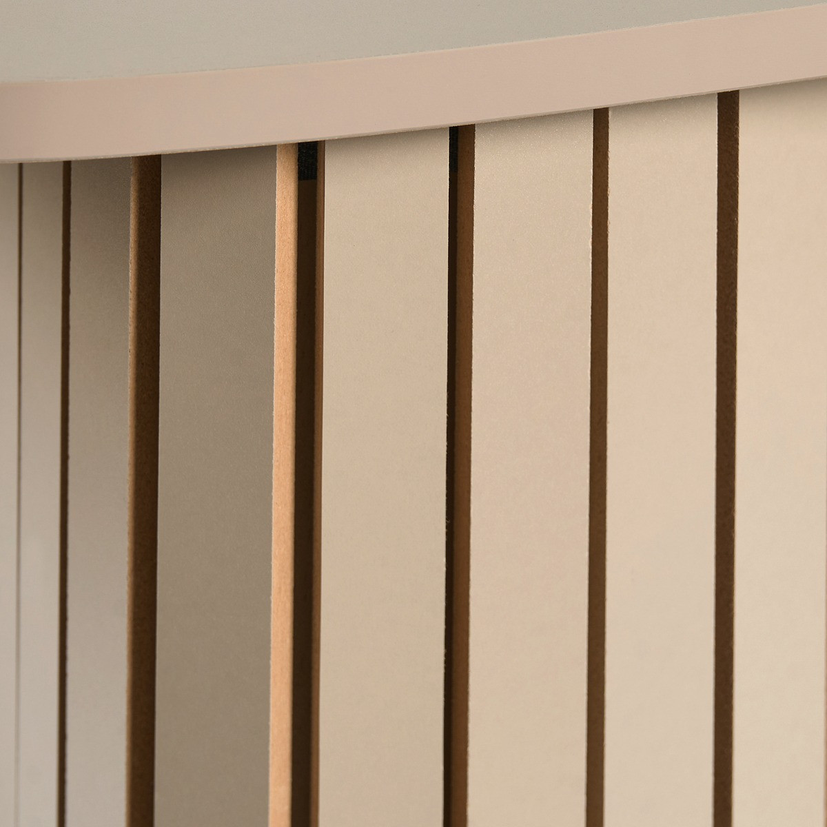 OHS Madison Ribbed Console Table - Natural>