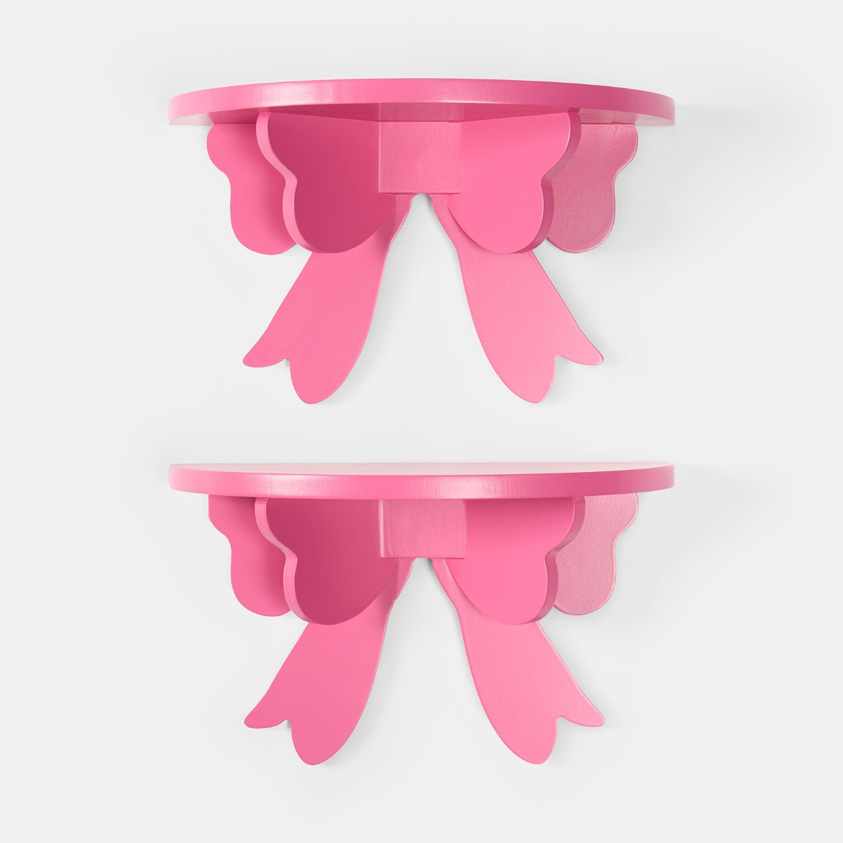 OHS Bow Shelves, Hot Pink - 2 Pack>