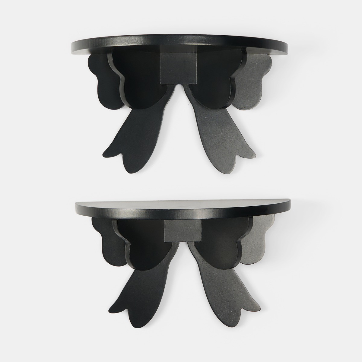 OHS Bow Shelves, Black - 2 Pack>
