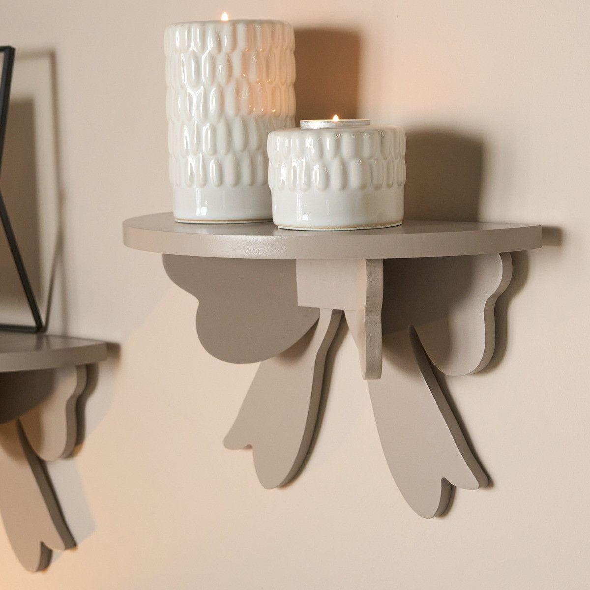 OHS Bow Shelves, Natural - 2 Pack>