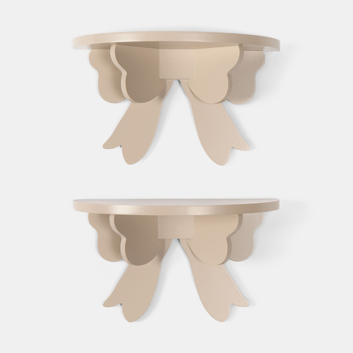 OHS Bow Shelves, Natural - 2 Pack>