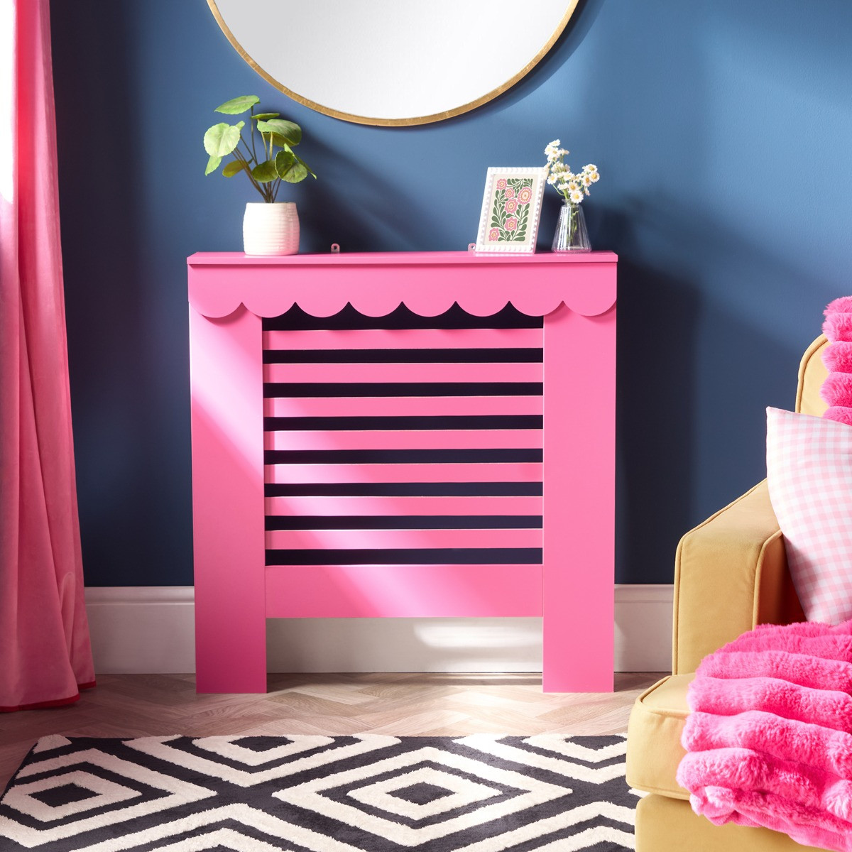 OHS Small Scallop Radiator Cover - Hot Pink>
