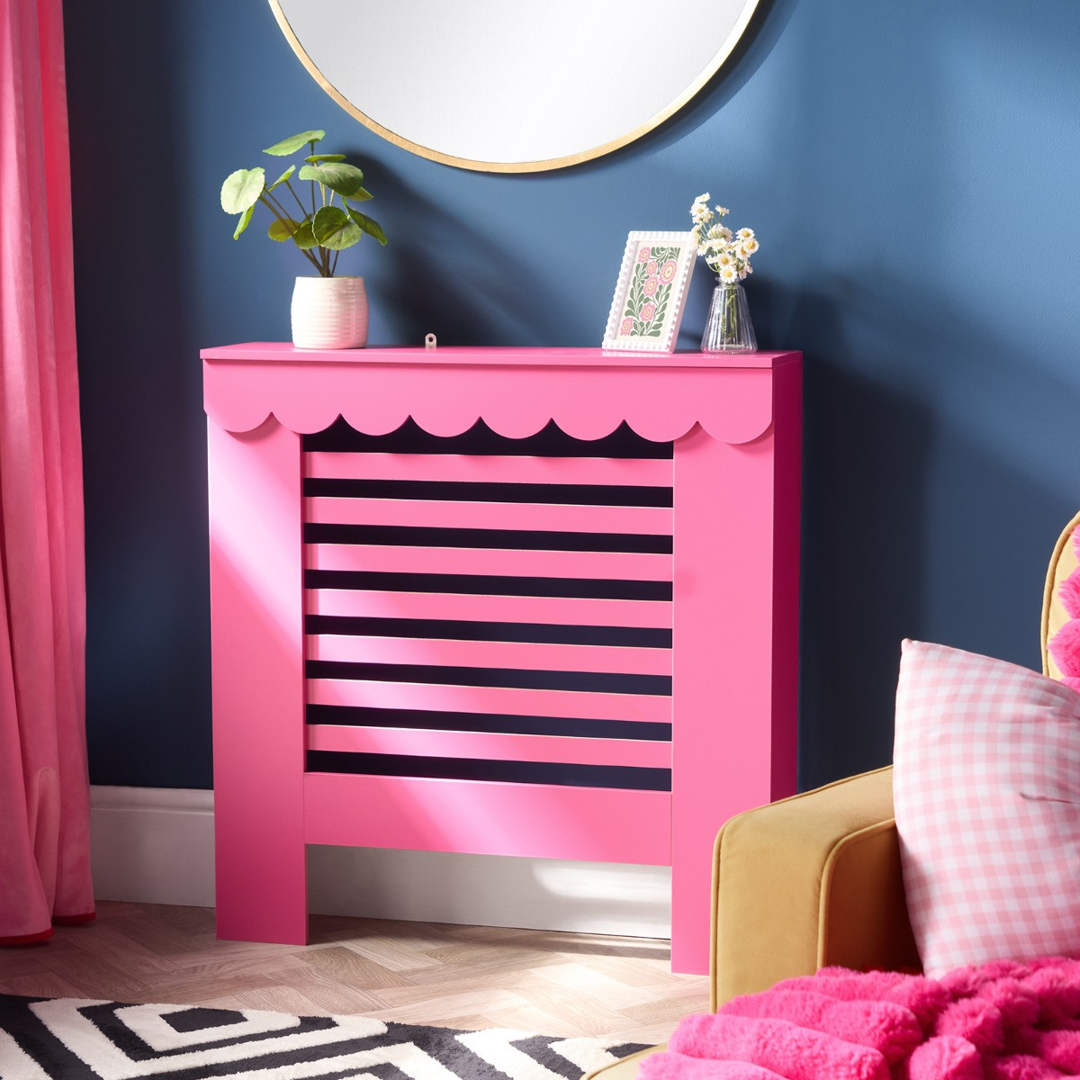 OHS Small Scallop Radiator Cover - Hot Pink>