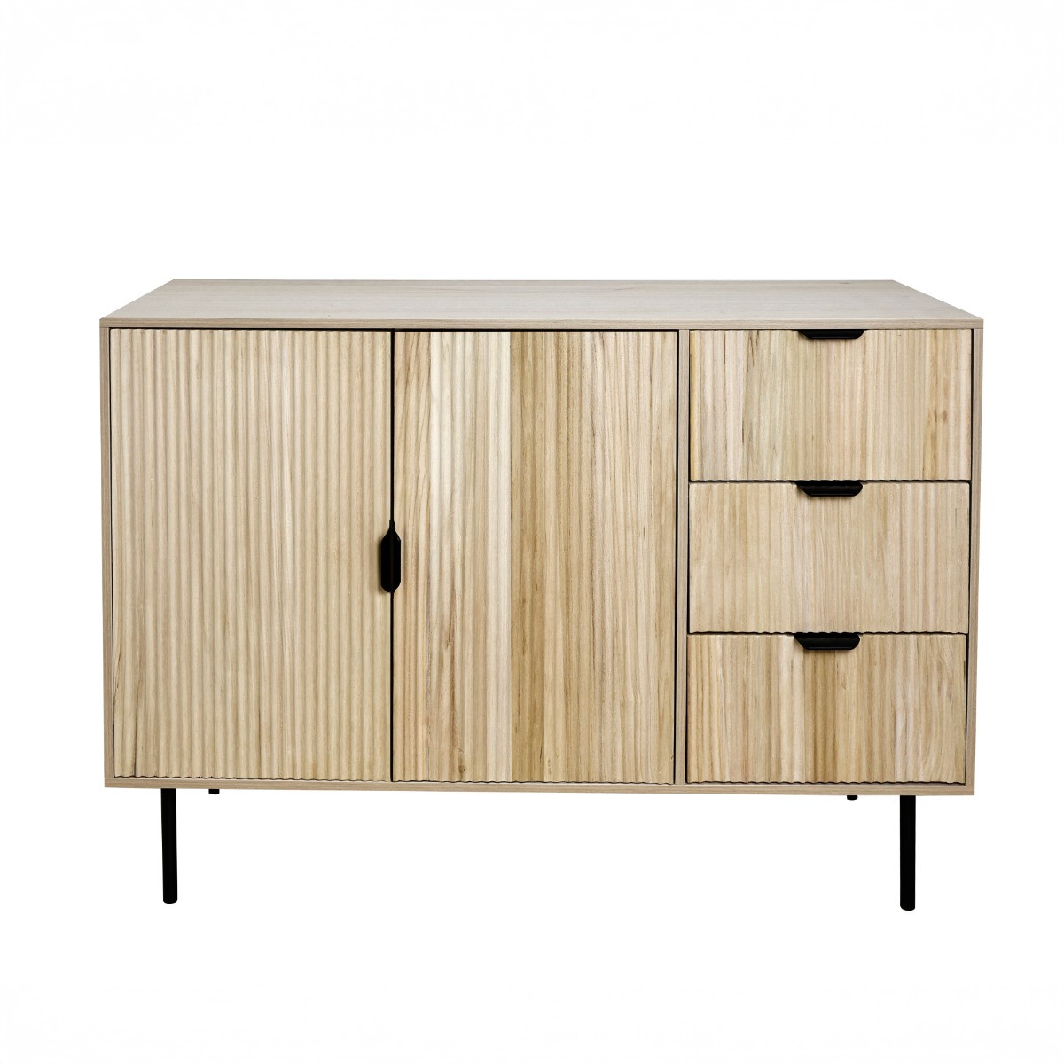 OHS Ribbed Sideboard - Light Wood>