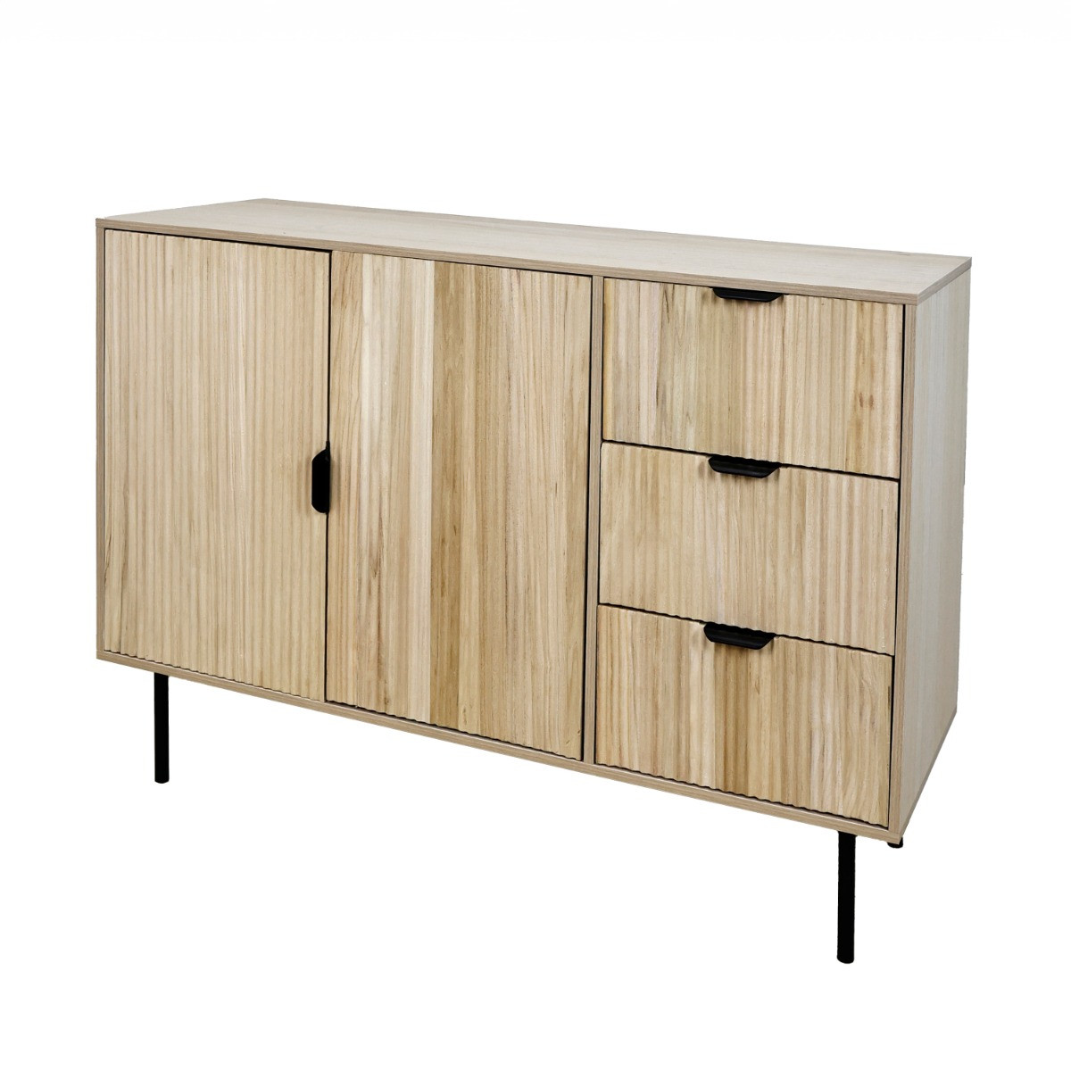 OHS Ribbed Sideboard - Light Wood>