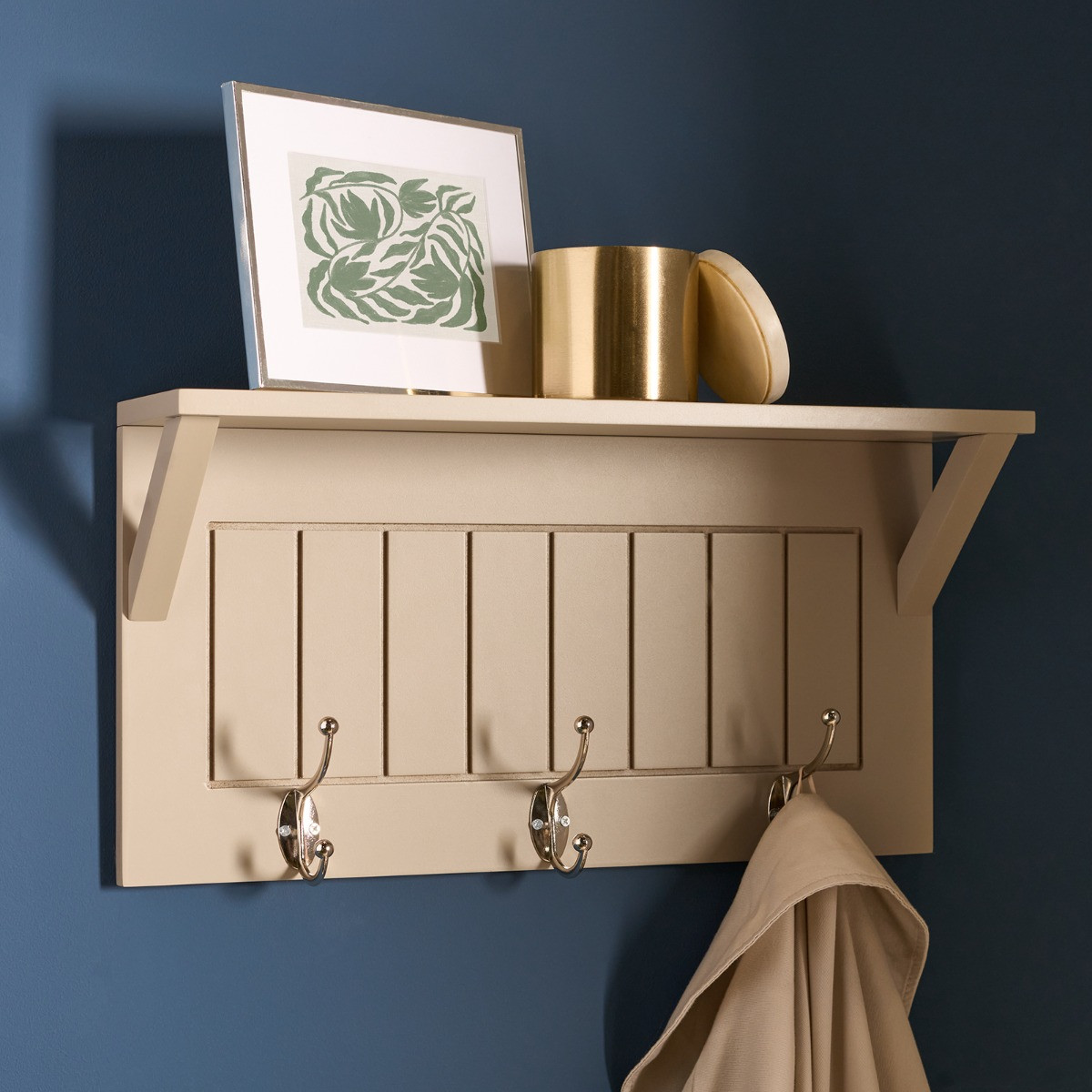 OHS Coat Hook Shelf - Natural>