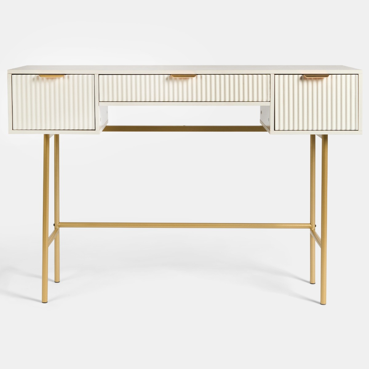 OHS Ribbed Dressing Table - Cream>