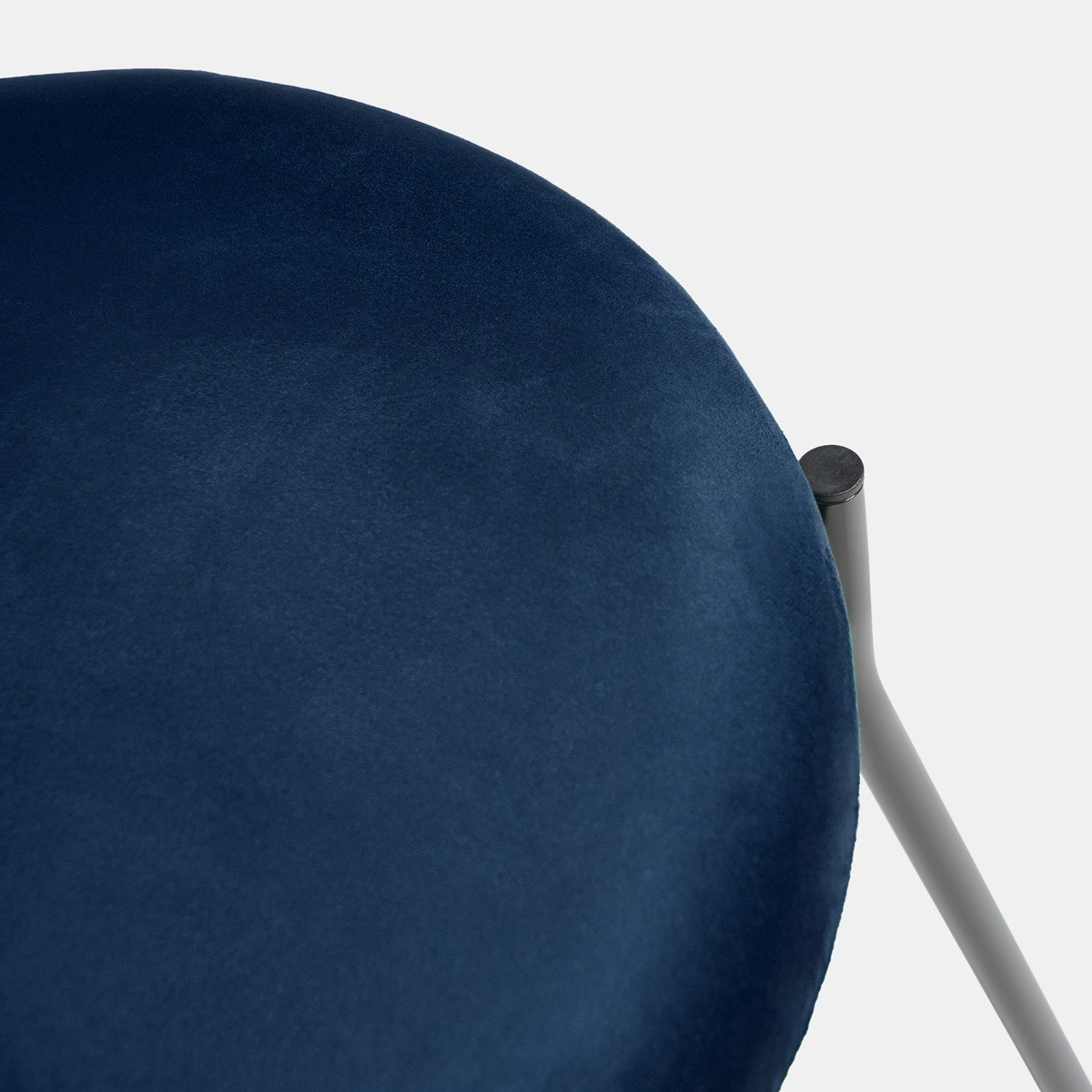 OHS Velvet Dining Chair - Navy>