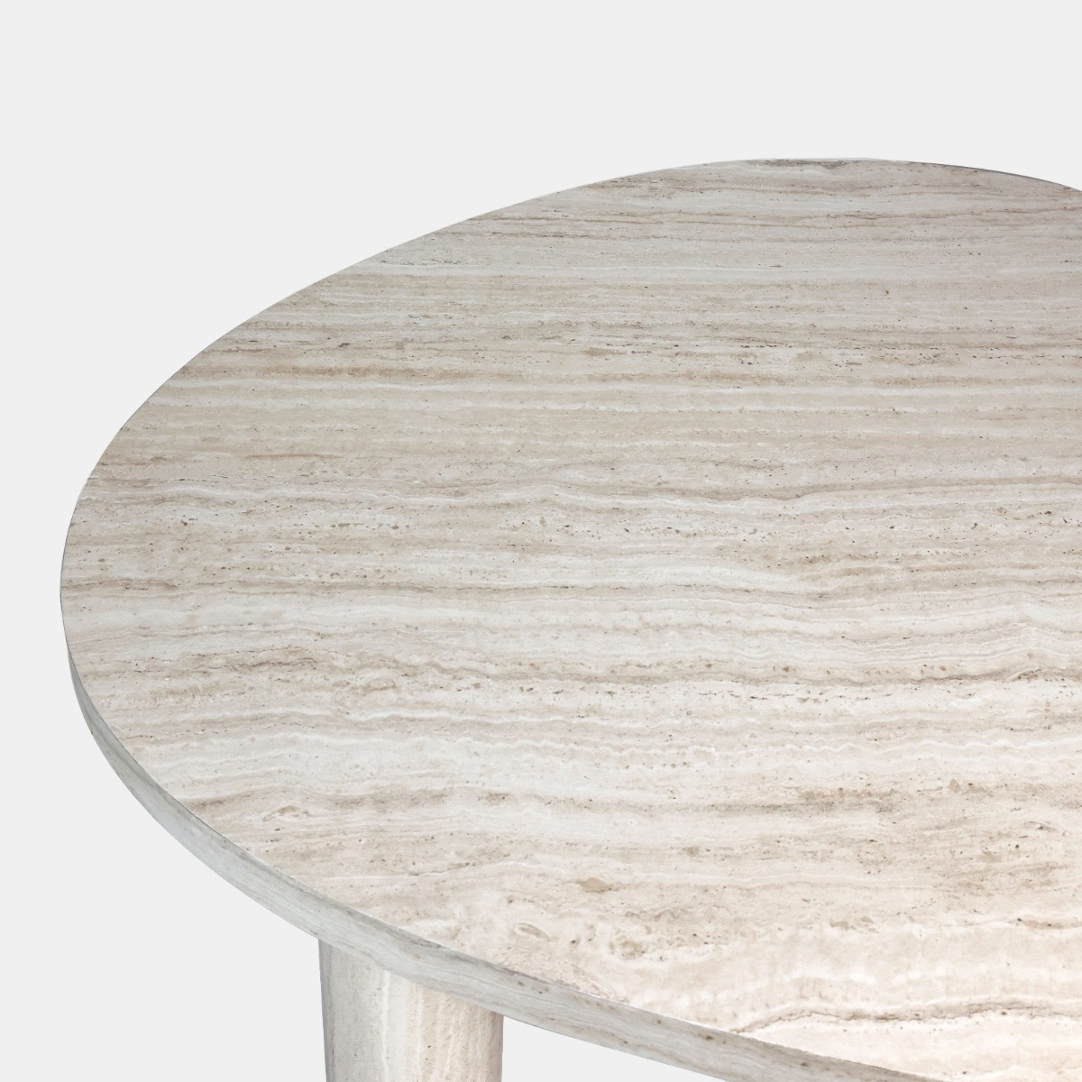 OHS 4-Legged Travertine Effect Coffee Table - Natural>