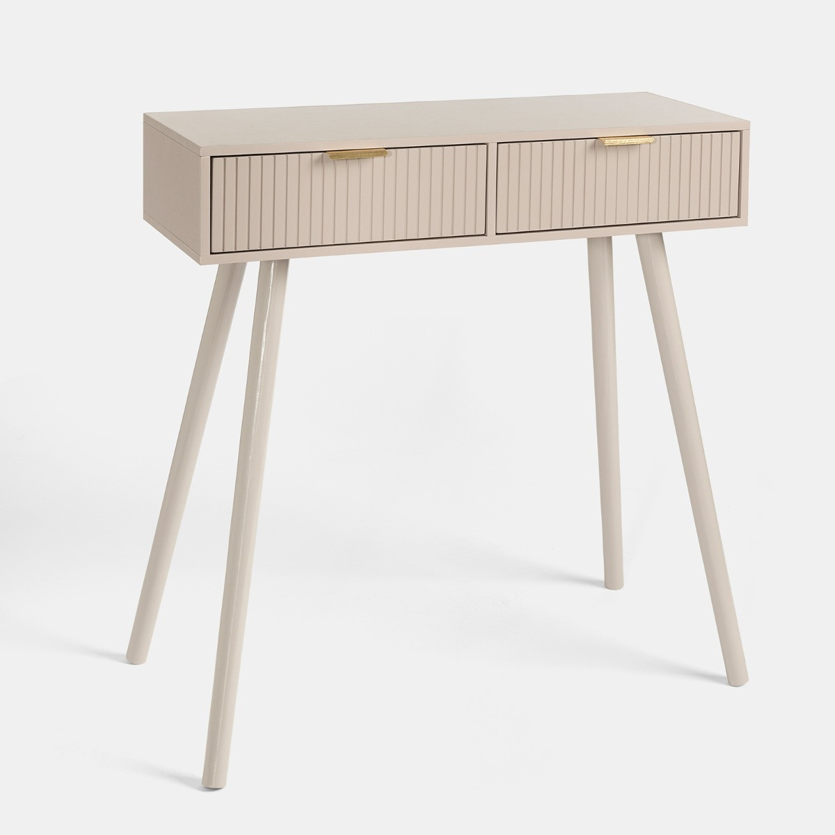 OHS Venice Ribbed Console Table - Natural>