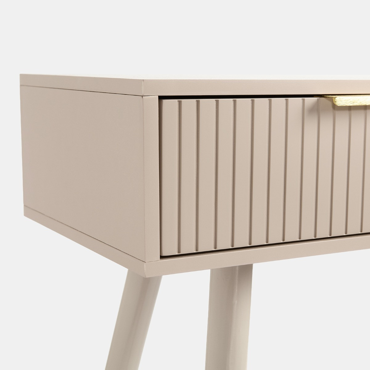 OHS Venice Ribbed Console Table - Natural>