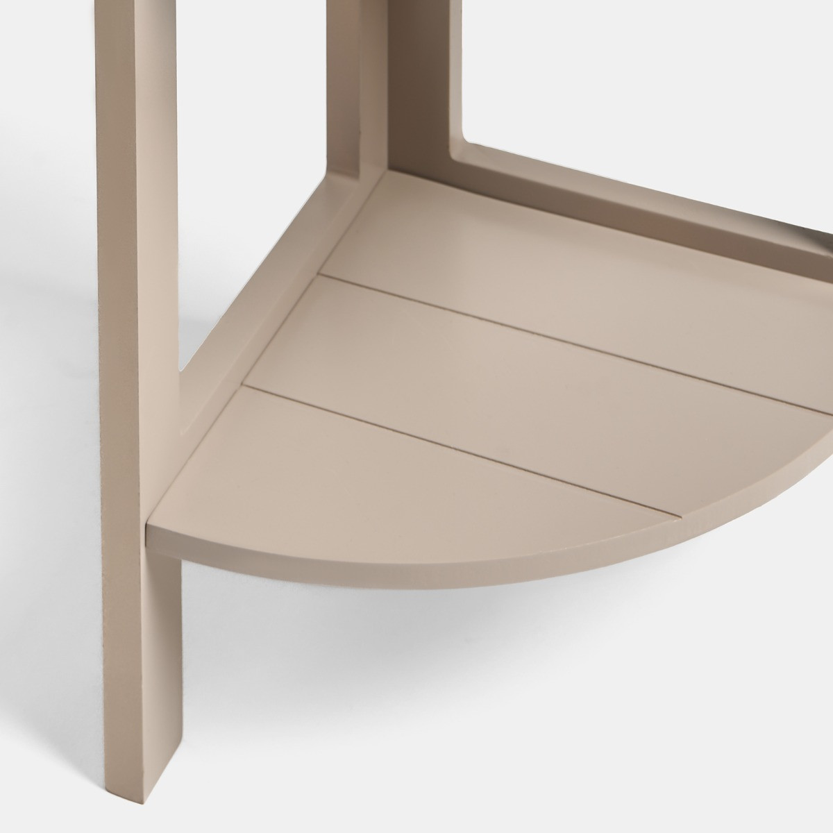 OHS 3-Tier Corner Shelving Unit - Natural>