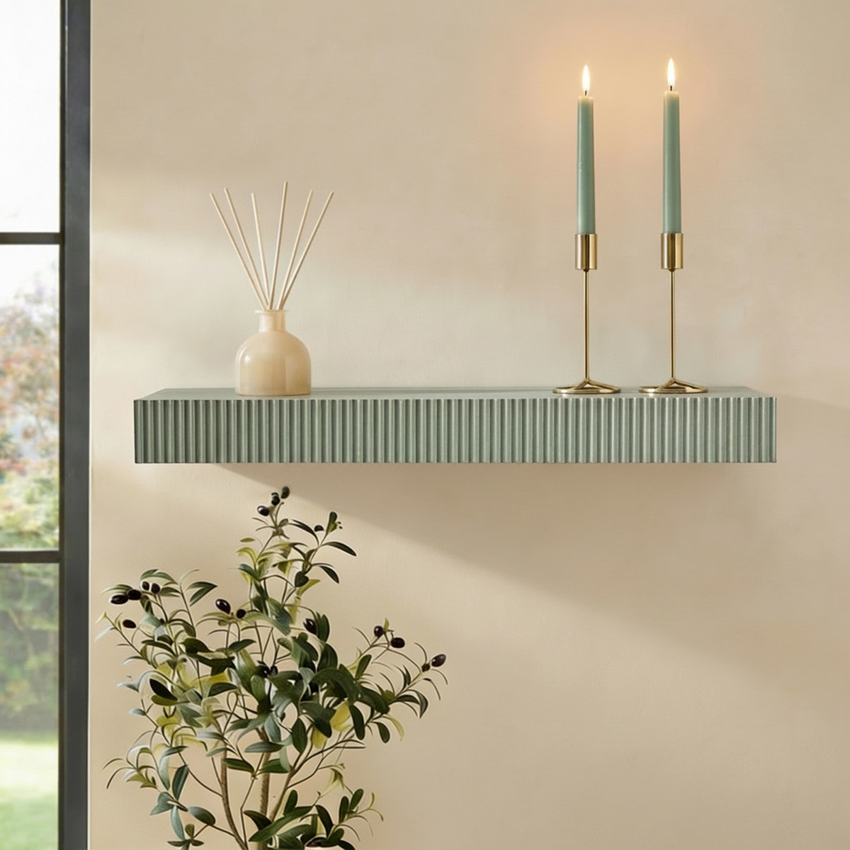 OHS Ribbed Shelf - Sage>