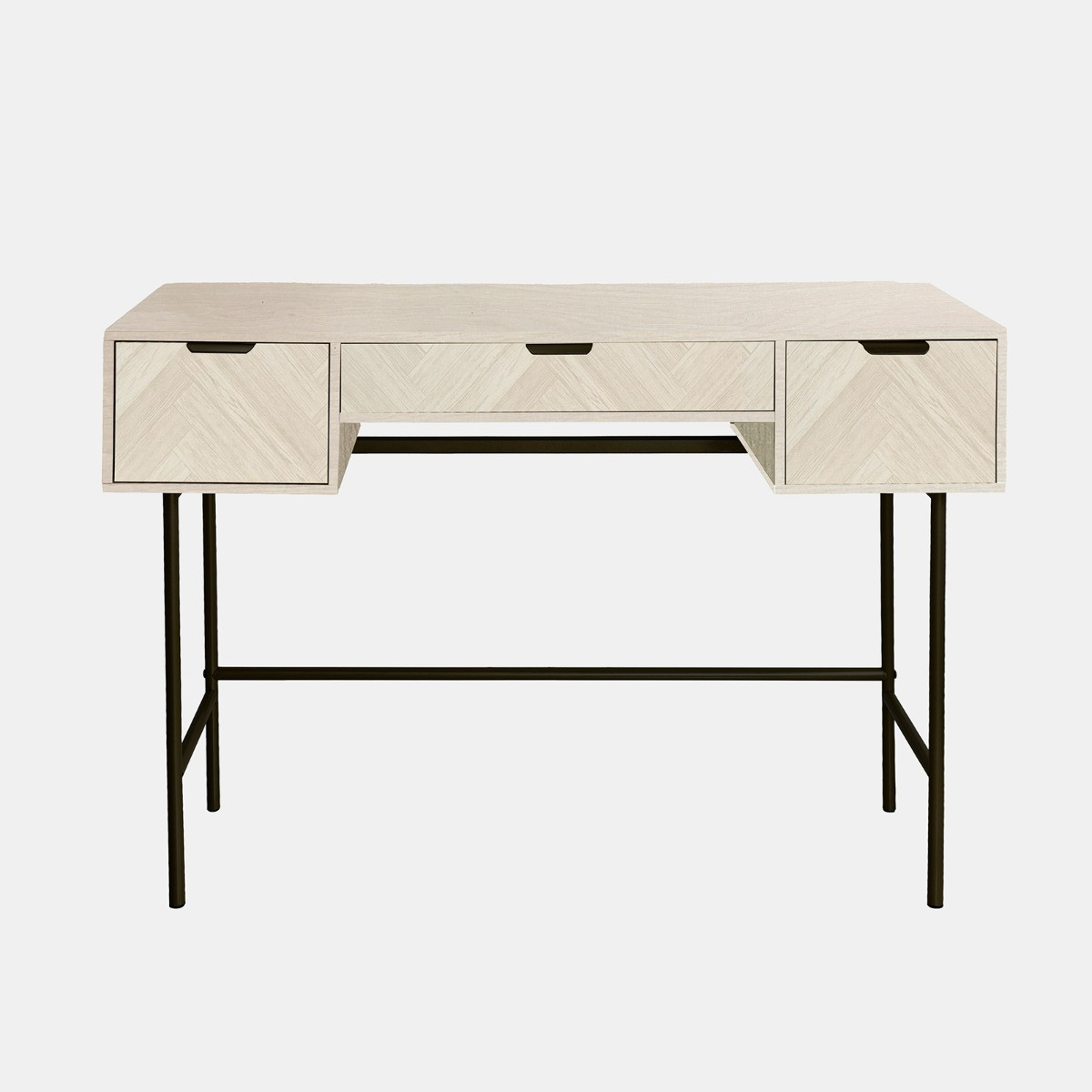 OHS Chevron Dressing Table - Stone Wash>