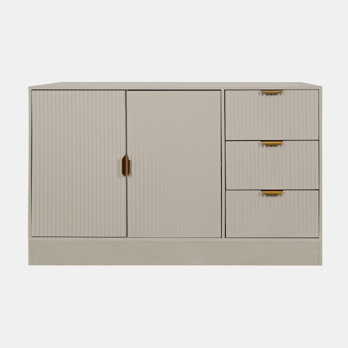 OHS Solid Ribbed Sideboard - Natural>