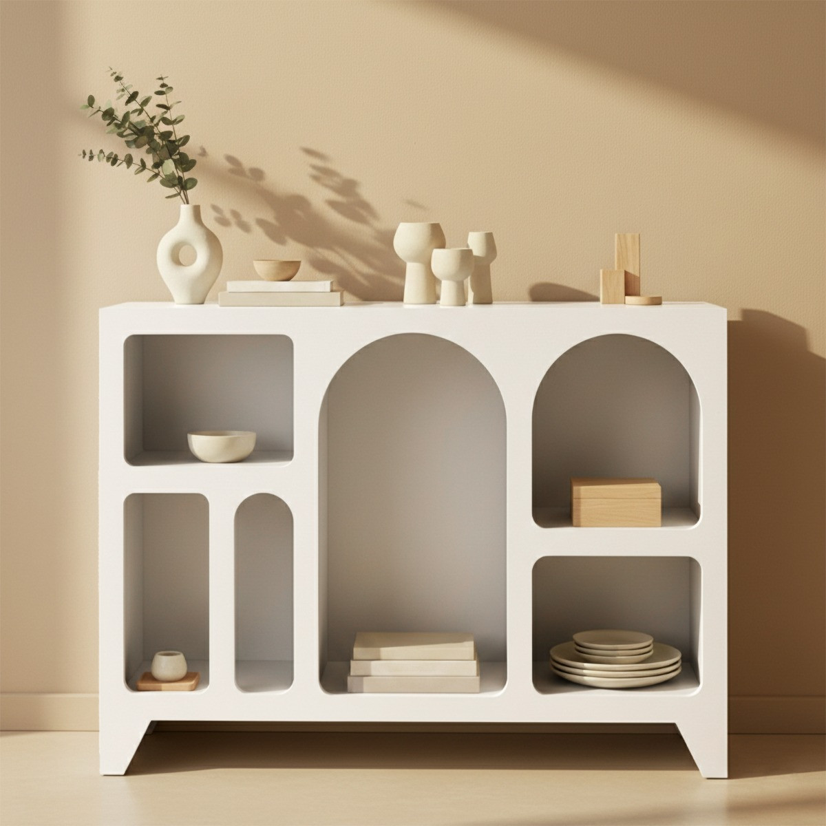 OHS Arch Display Sideboard - White>