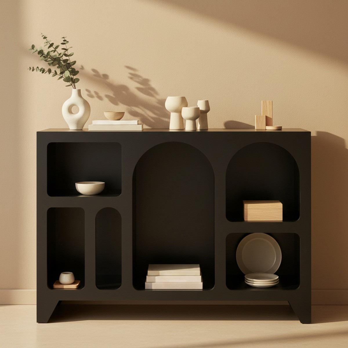 OHS Arch Display Sideboard - Black>