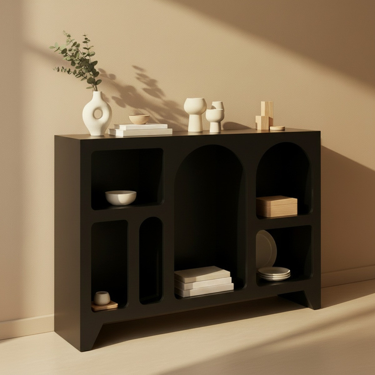 OHS Arch Display Sideboard - Black>