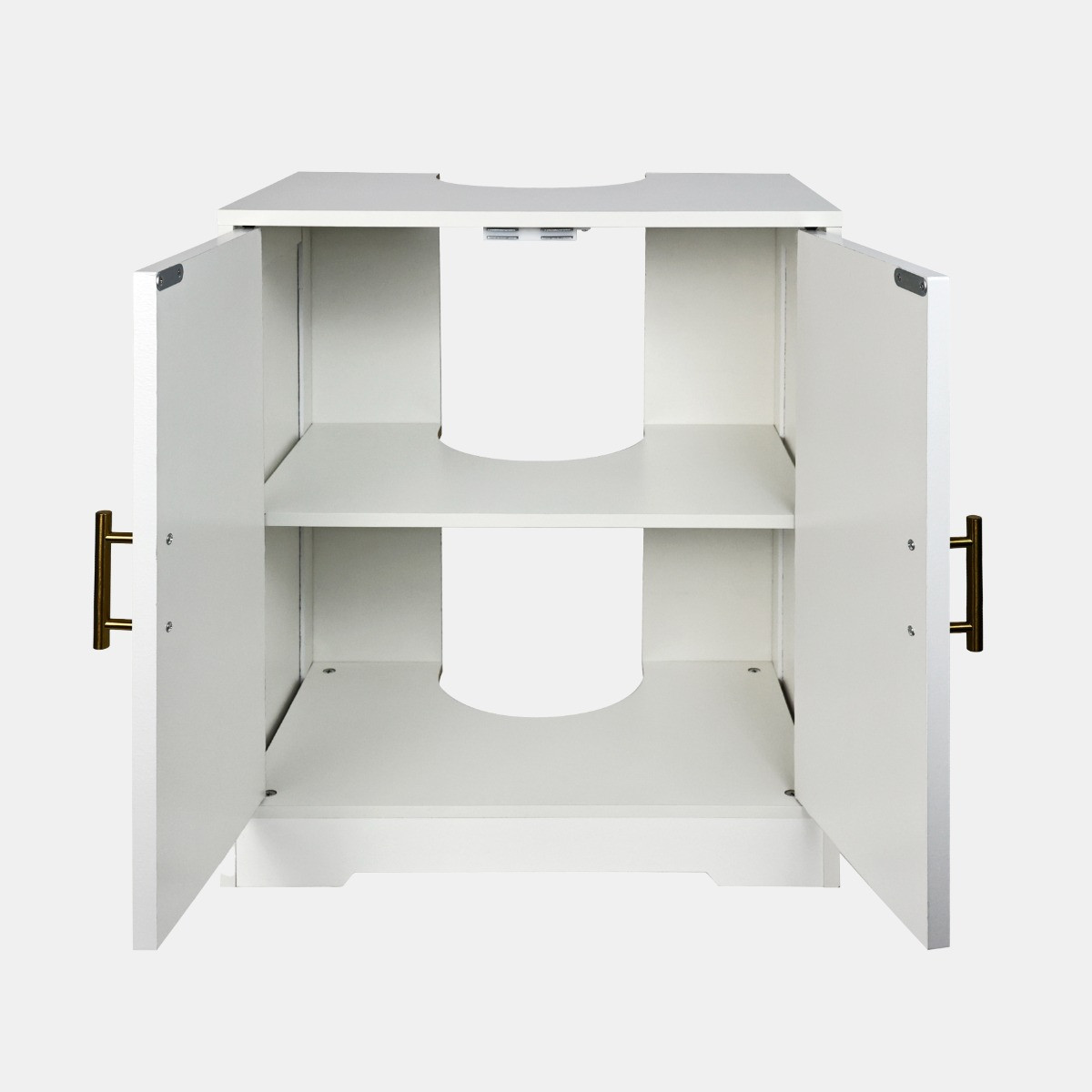 OHS Arched Under Sink Unit - White>