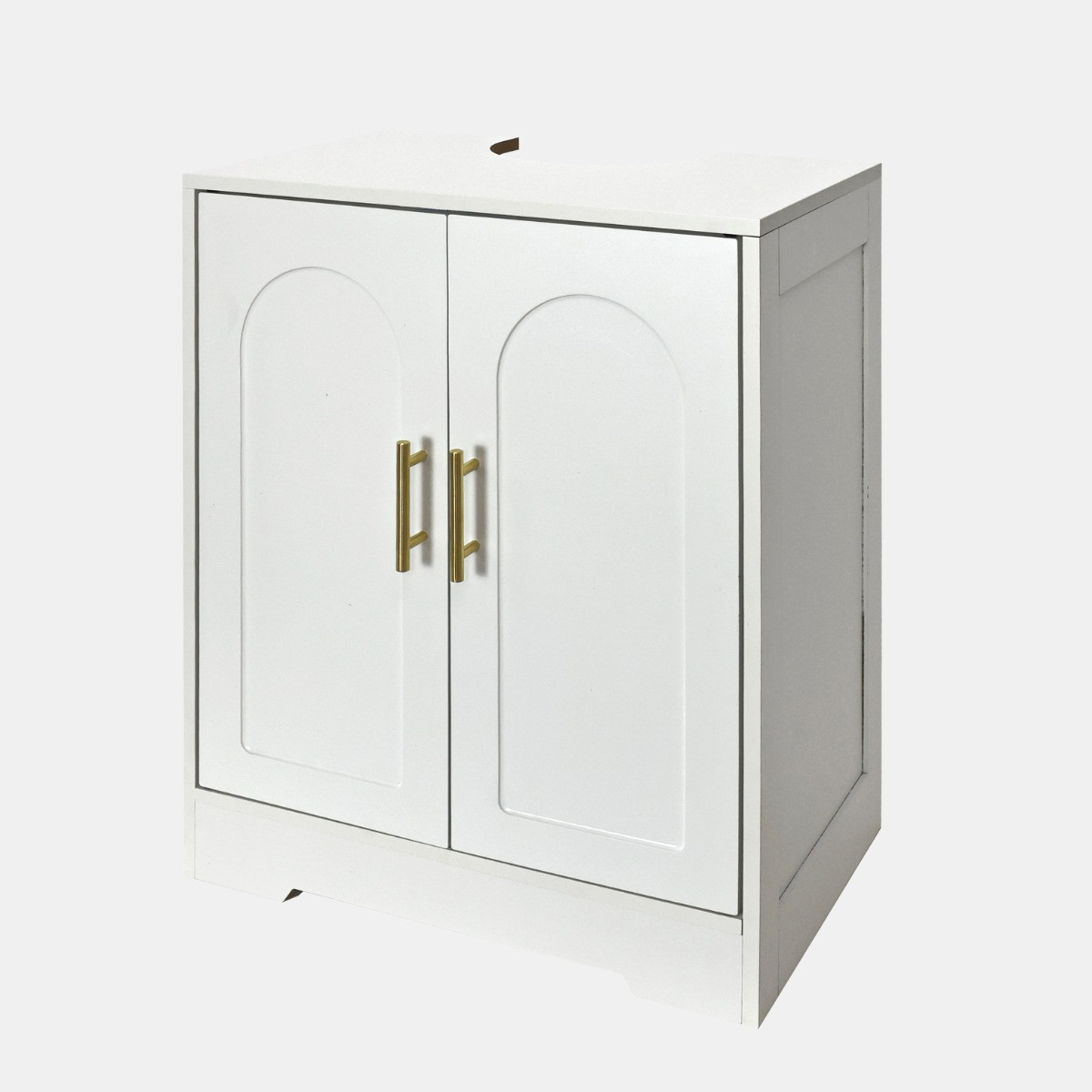 OHS Arched Under Sink Unit - White>