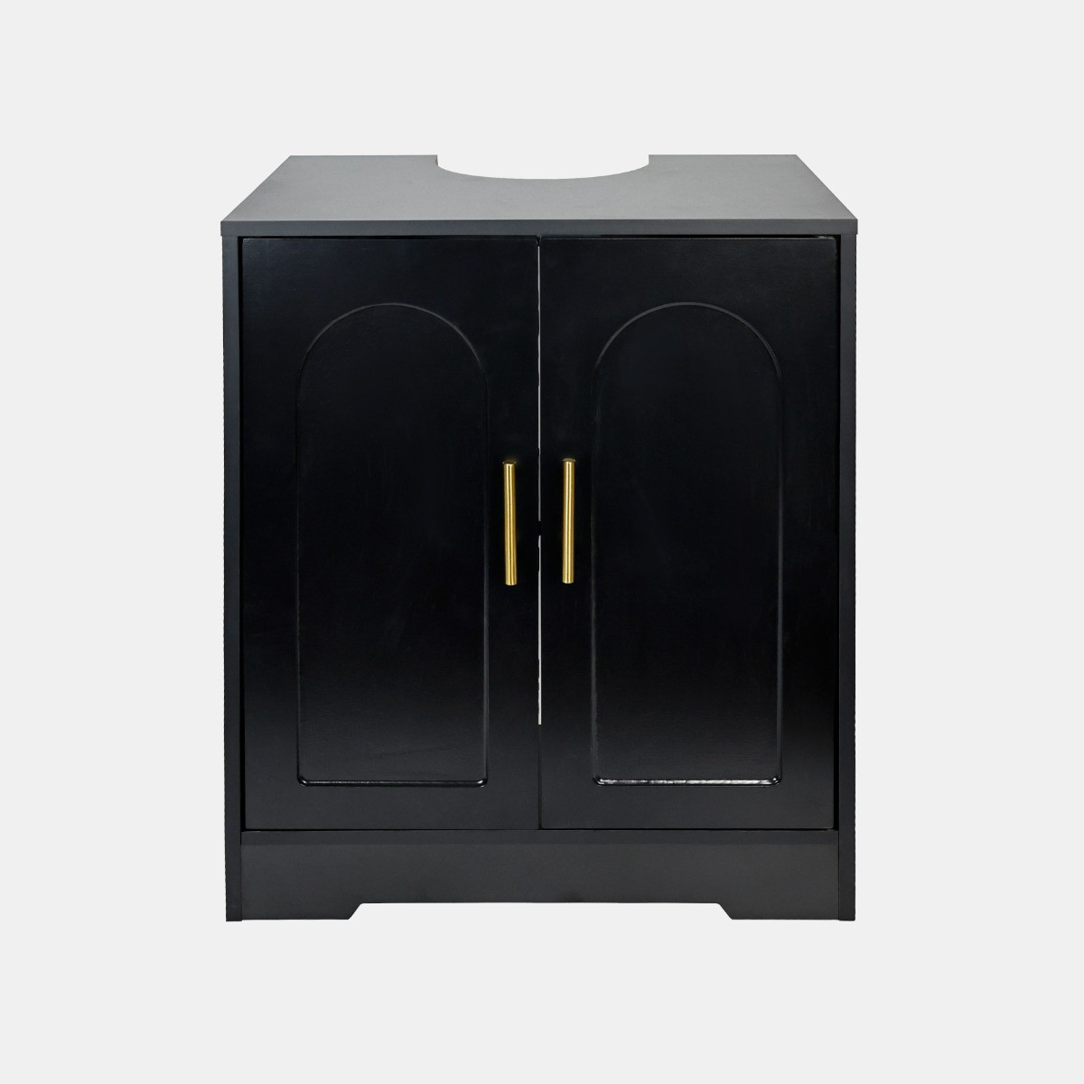 OHS Arched Under Sink Unit - Black>