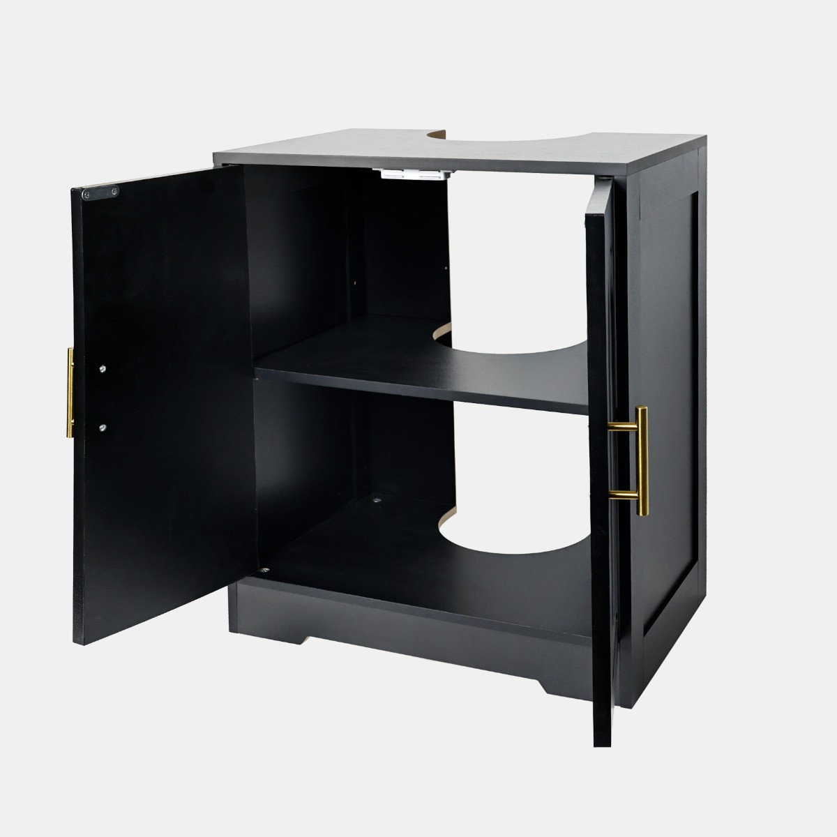 OHS Arched Under Sink Unit - Black>