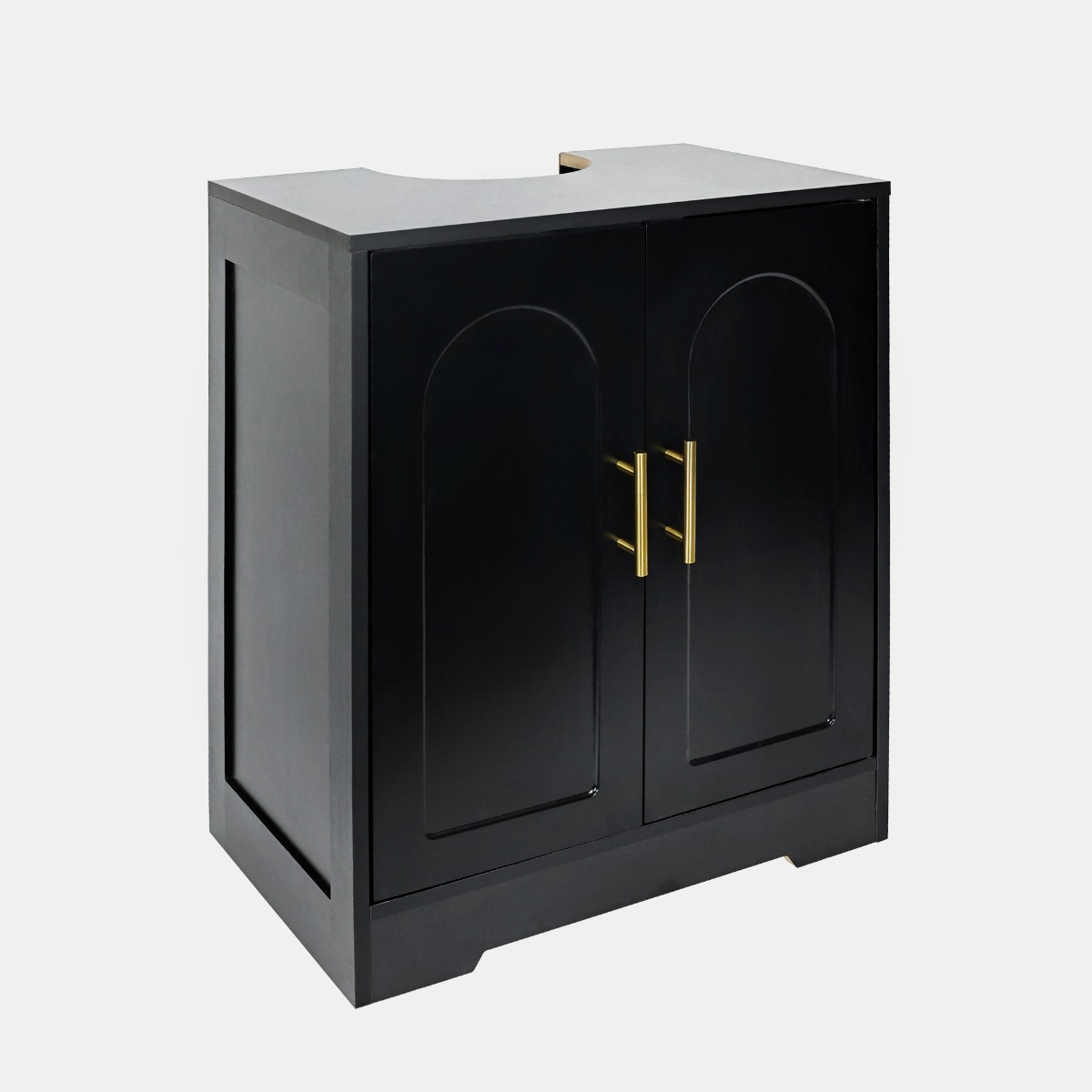 OHS Arched Under Sink Unit - Black>