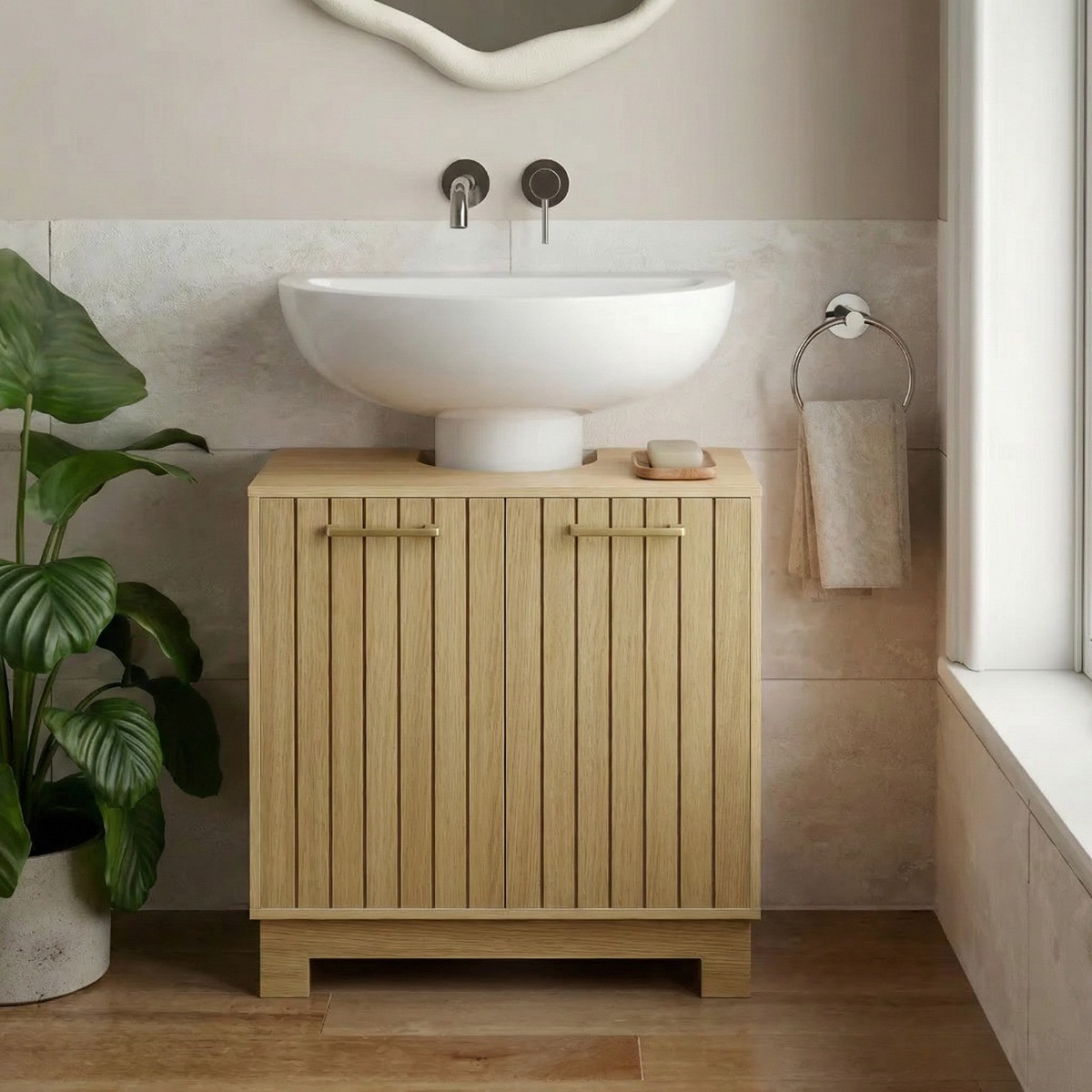 OHS Undersink Unit - Natural Wood>