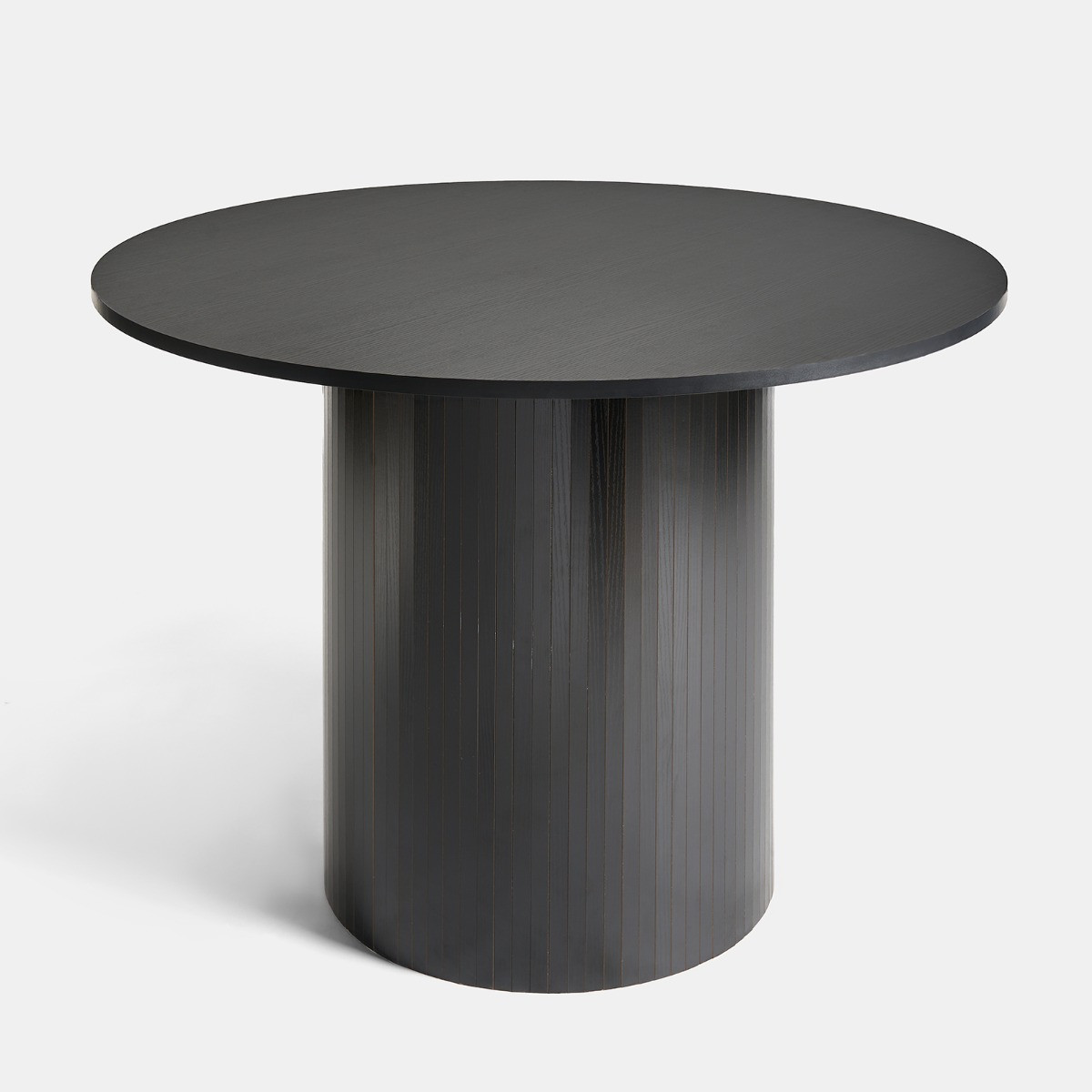 OHS Madison Ribbed Dining Table - Black>