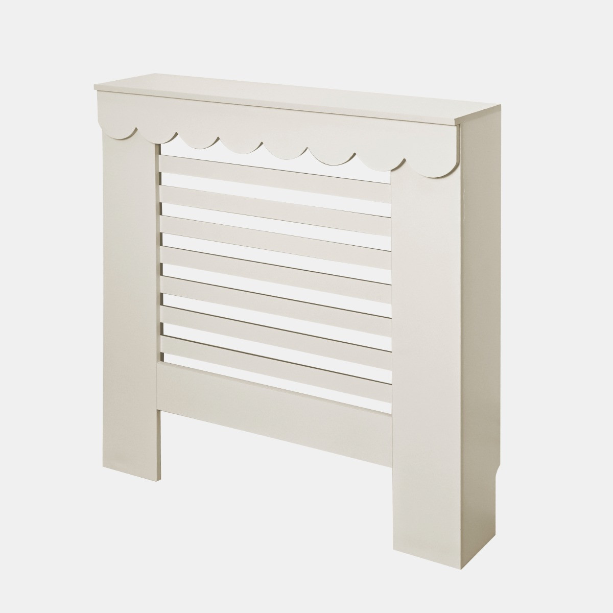 OHS Small Scallop Radiator Cover - Cream>