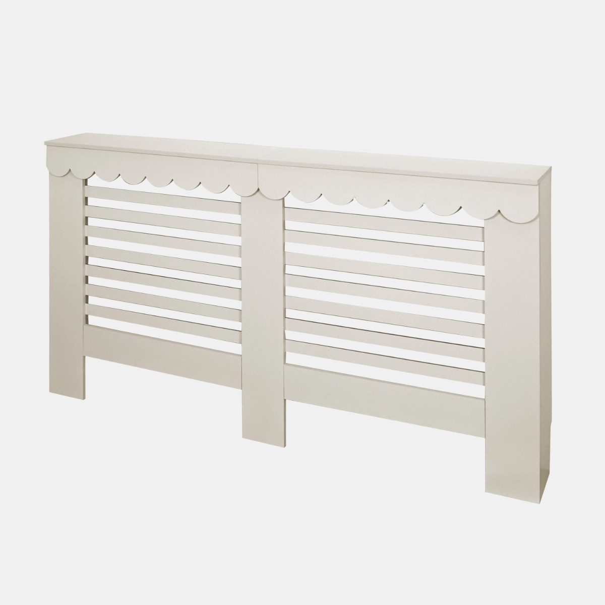 OHS Scallop Radiator Cover - Cream>