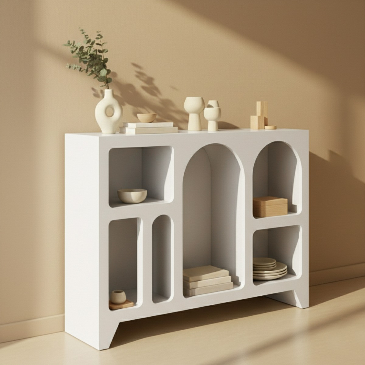OHS Arch Display Sideboard - White>
