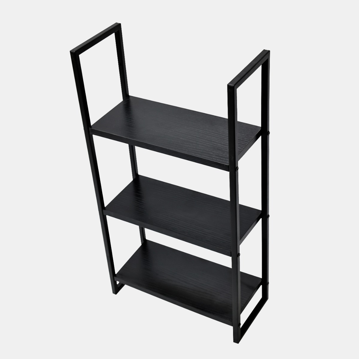 OHS 3-Tier Mounted Wall Shelves Set - Black>