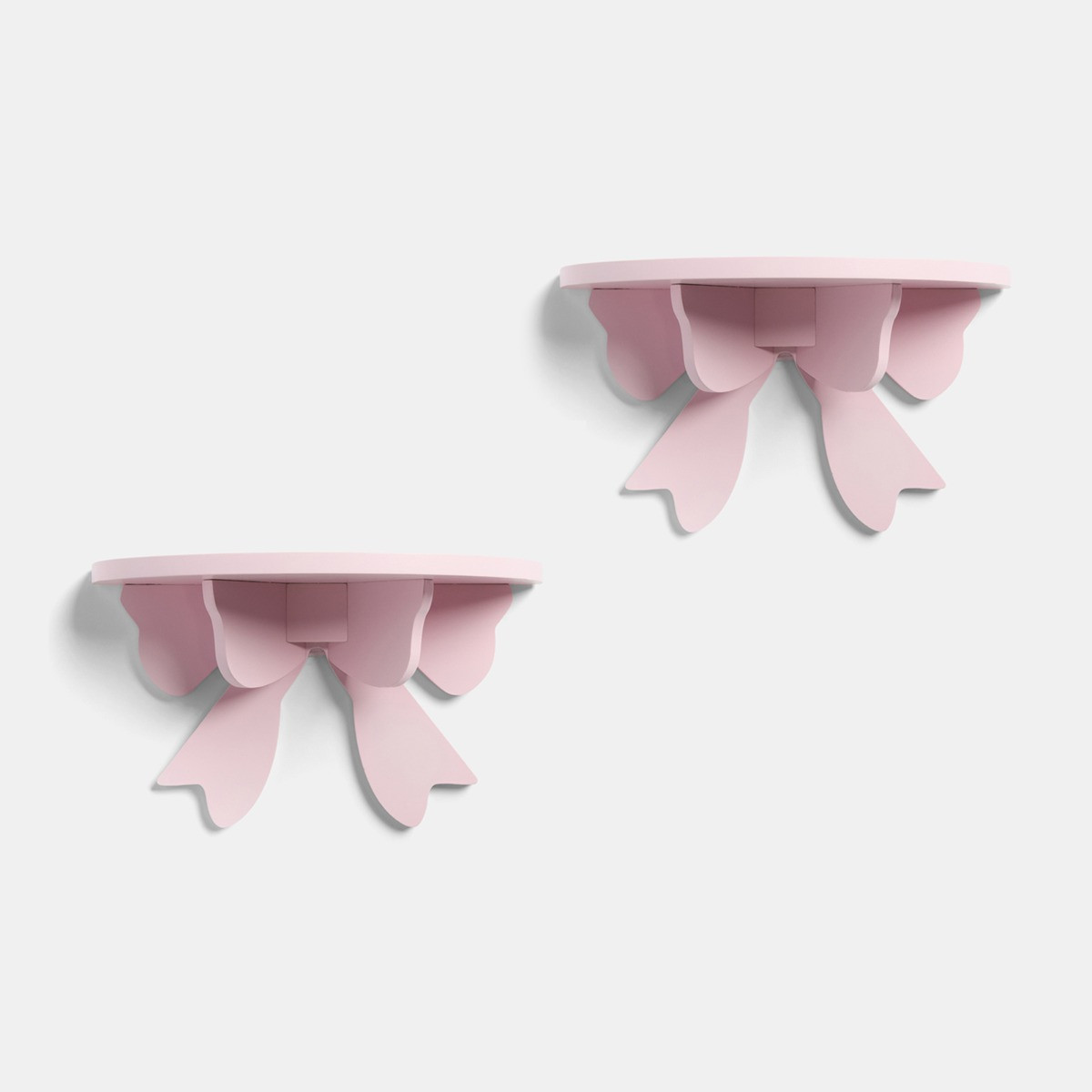 OHS Bow Shelves, Light Pink - 2 Pack>