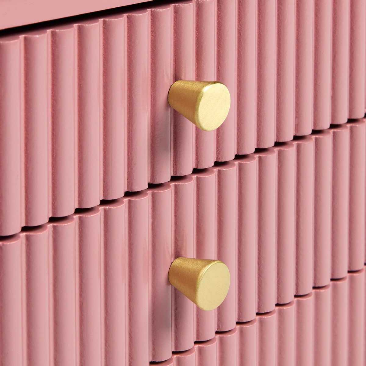 OHS Small Ribbed Desk Drawers - Light Pink>
