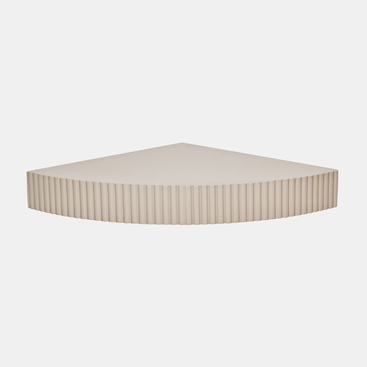 OHS Ribbed Corner Shelf - Natural>