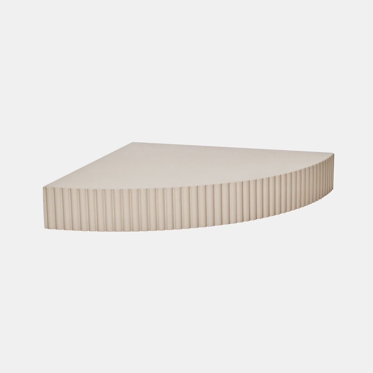OHS Ribbed Corner Shelf - Natural>