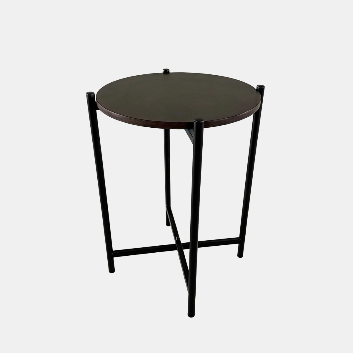 OHS Round Side Table - Coffee Brown>