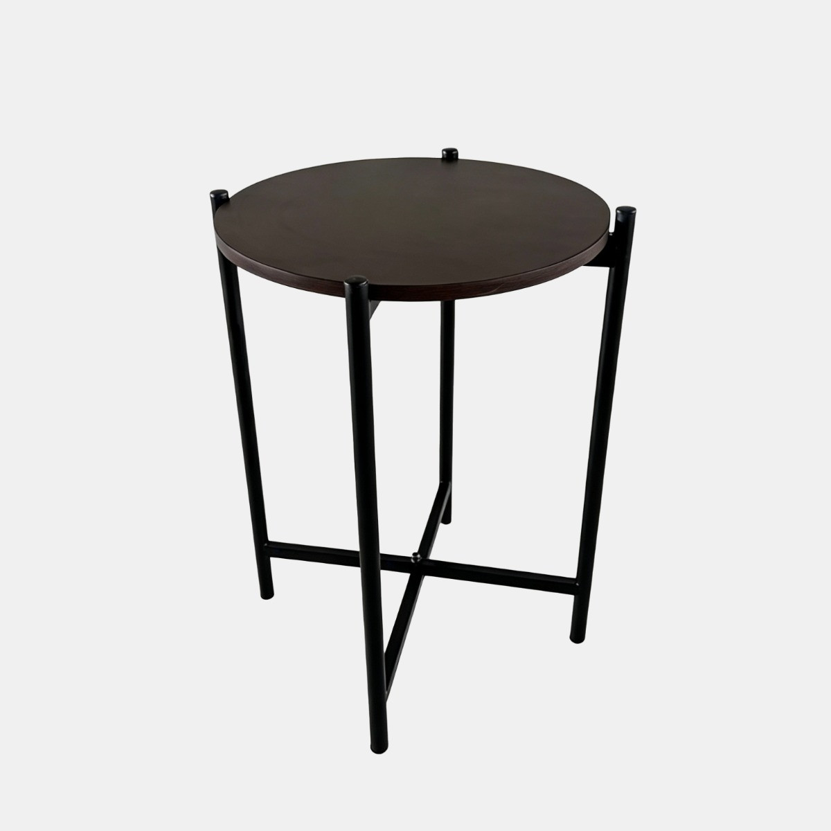 OHS Round Side Table - Coffee Brown>