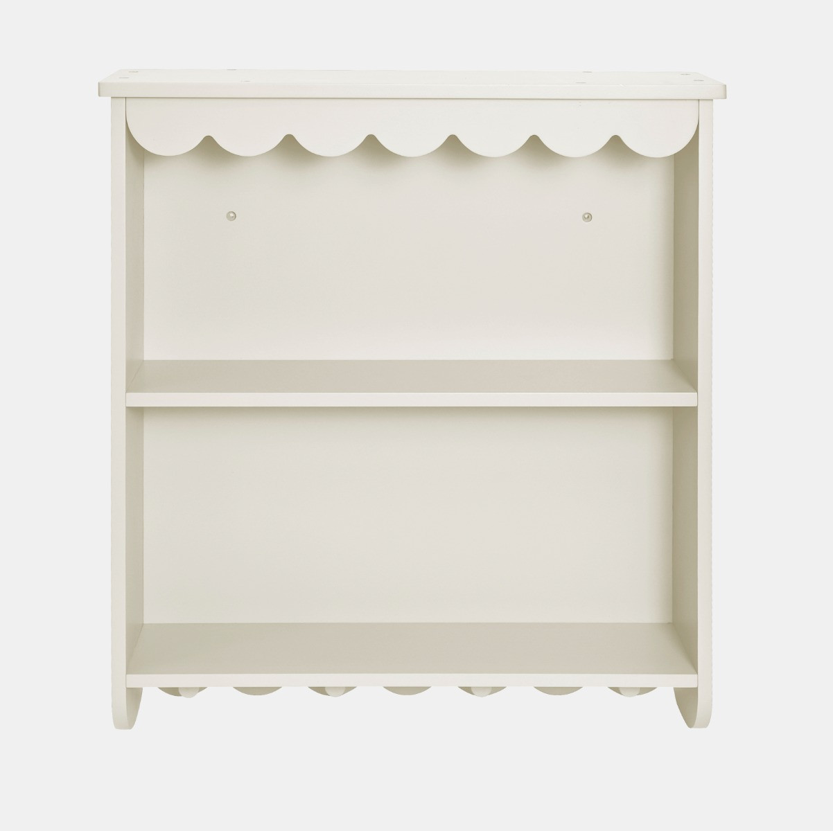 OHS Scallop Shelf with Hooks - Cream>