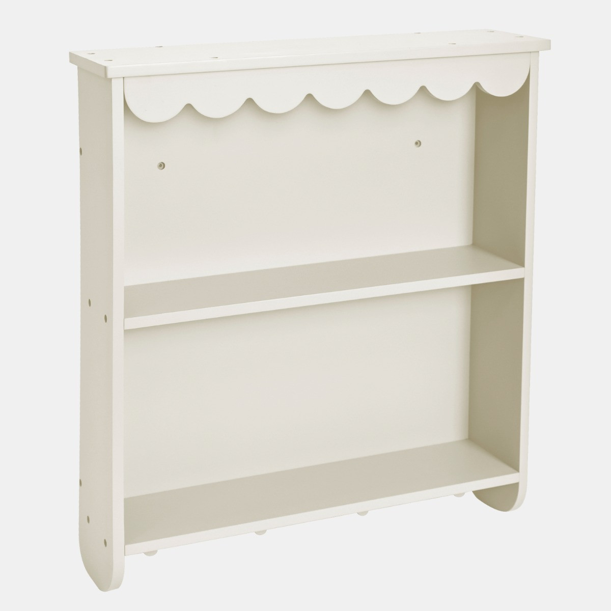 OHS Scallop Shelf with Hooks - Cream>